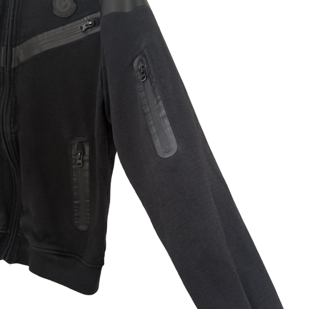 Men's Black zip up Cookie Jacket hoodie - Picture 2 of 11